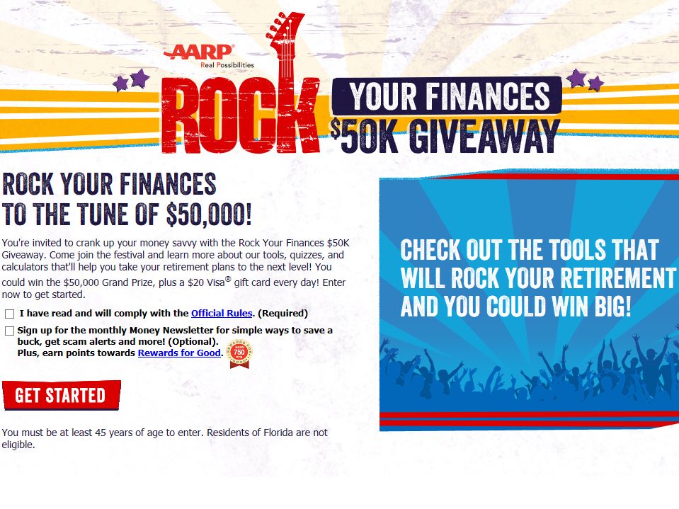 rock your finances $50k giveaway sweepstakes