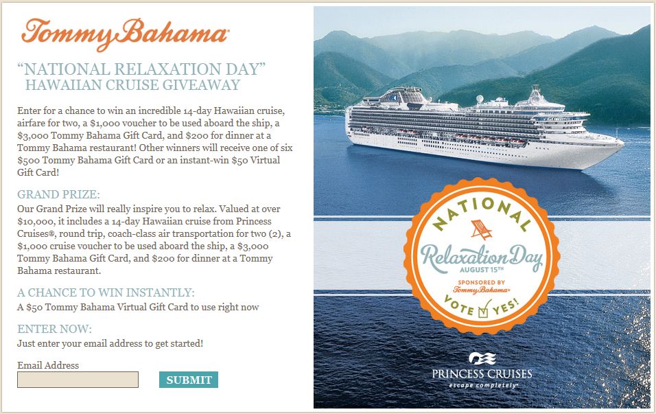 tommy bahama restaurant gift card