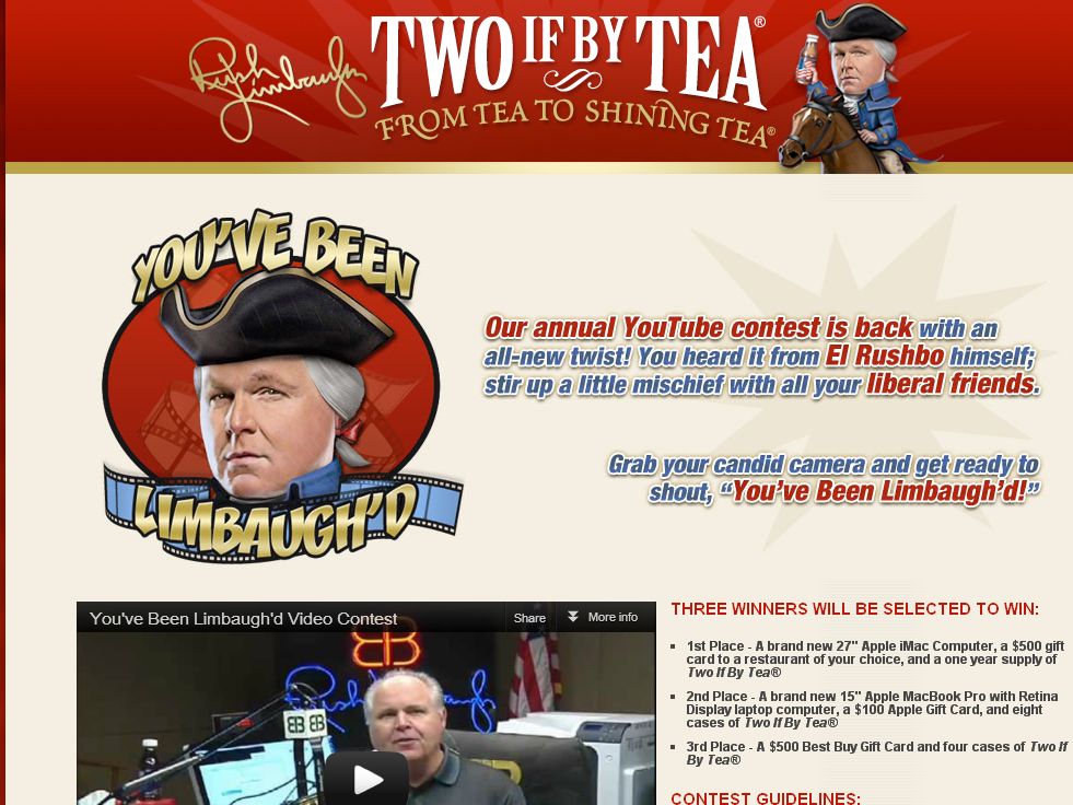 Two If By Tea Contest!