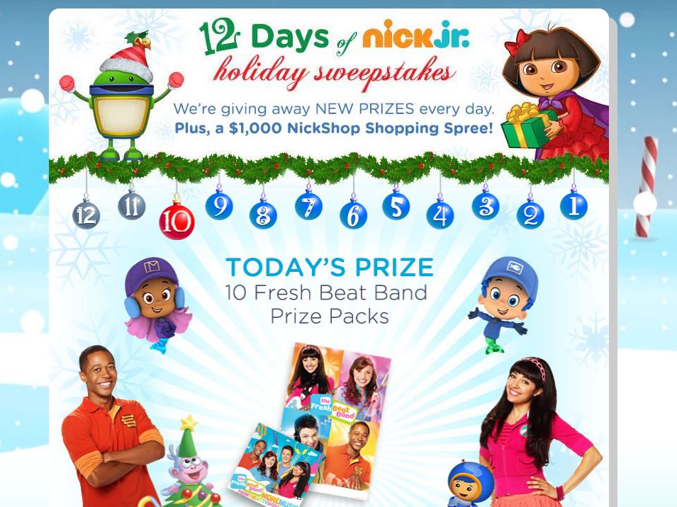Nick Jr Holiday Party Month