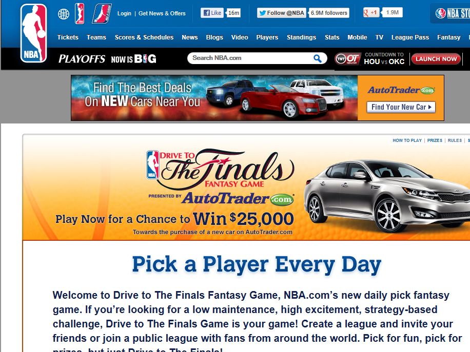 Drive to the Finals Sweepstakes