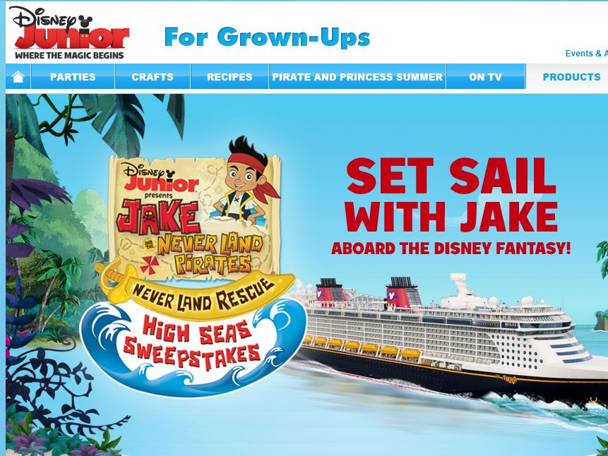 Jake And The Neverland Pirates Neverland Rescue High Seas Sweepstakes