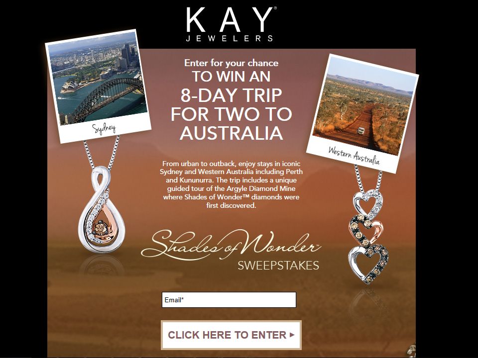 Kay Jewelers Shades of Wonder Sweepstakes