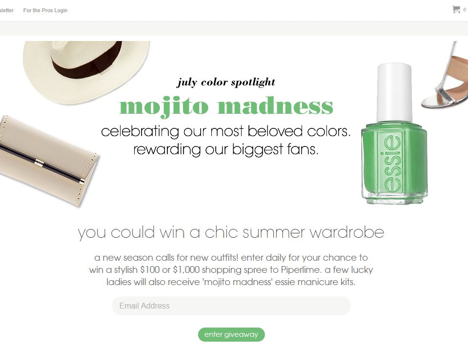 Essie Color Spotlight Sweepstakes
