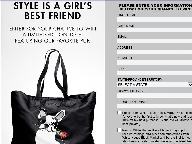 white house black market tote