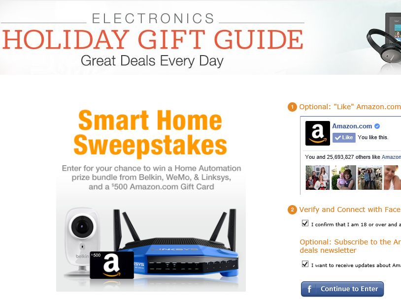 Smart Home Sweepstakes