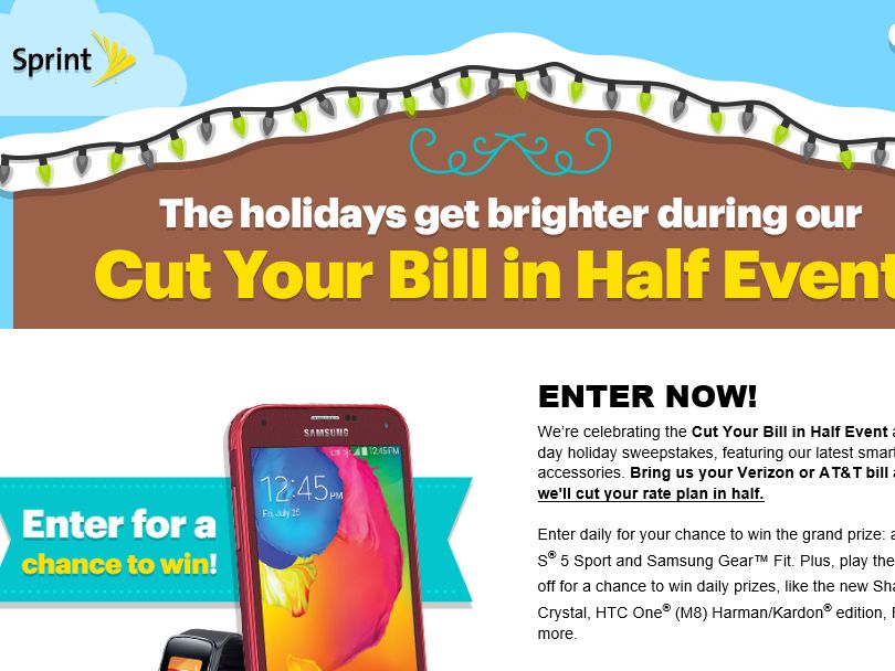 Sprint's 10Day Holiday Sweepstakes