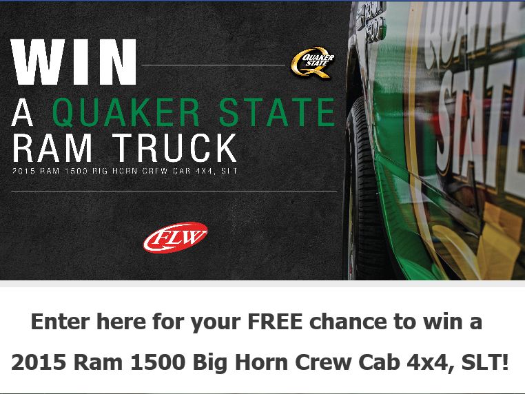 The FLW “Win a Quaker State Ram Truck” Sweepstakes