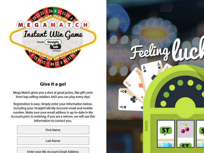 Straight Talk Match & Win Sweepstakes