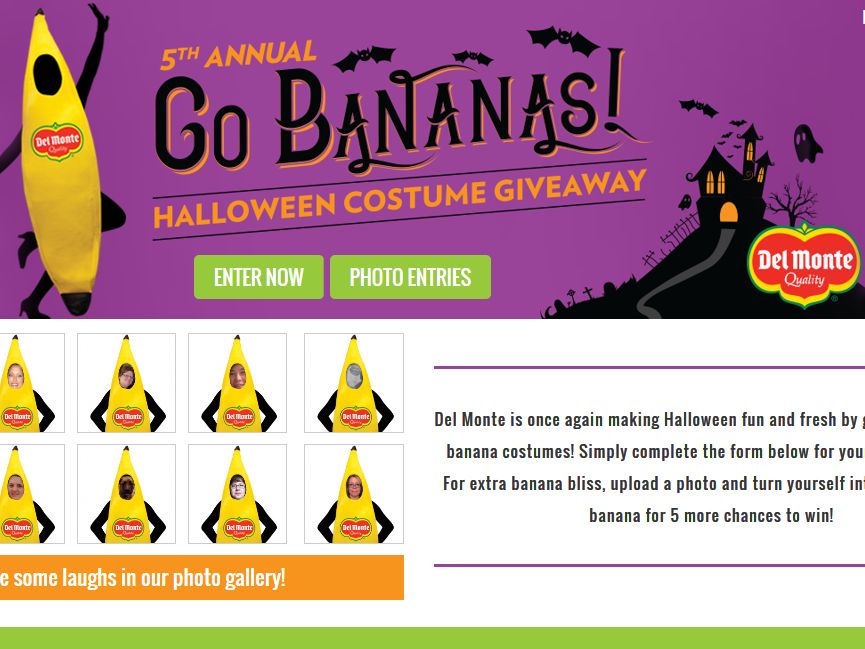 The Del Monte Halloween Sweepstakes