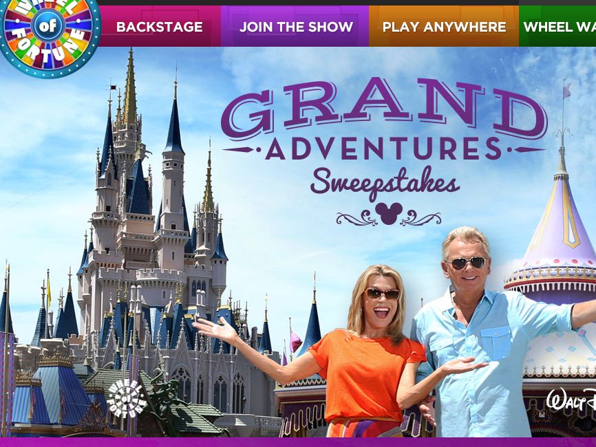The Wheel of Fortune Grand Adventures Sweepstakes