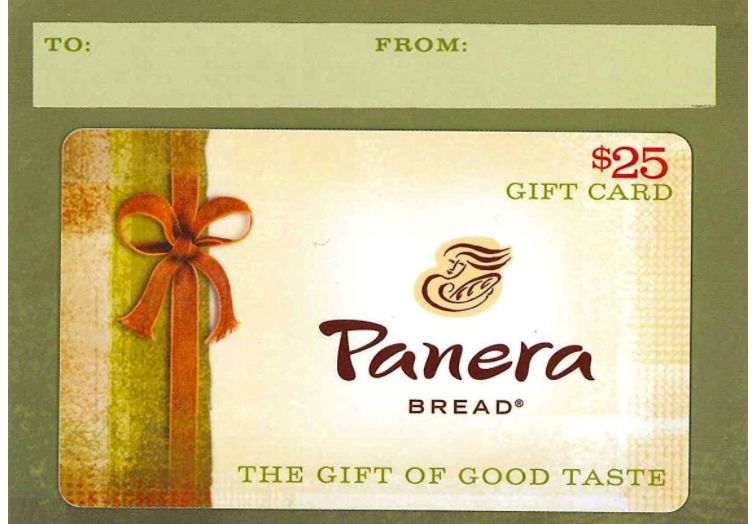 Win a $25 Panera Gift Card