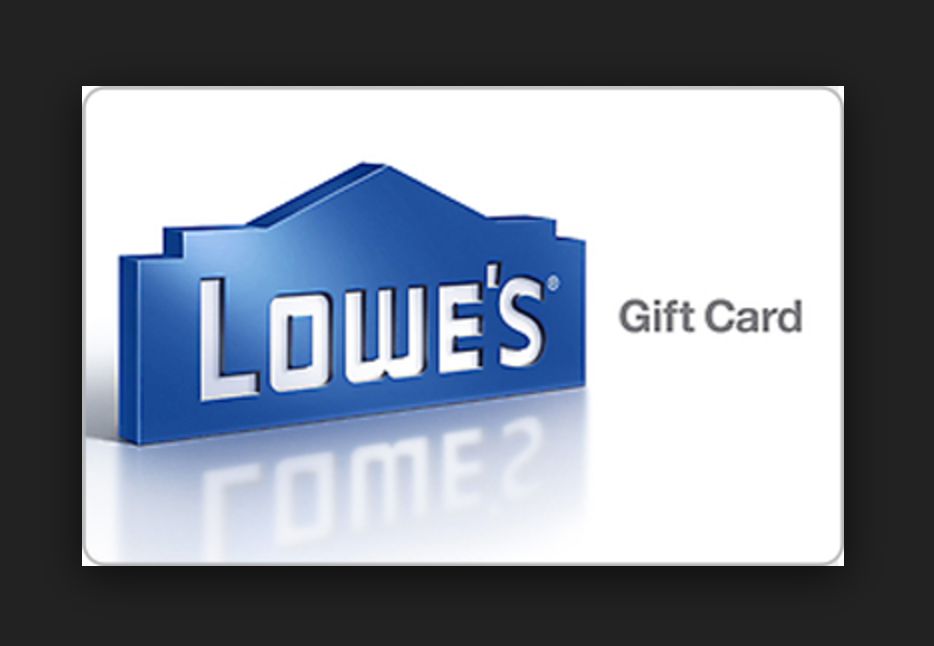 Win a $100 Lowe's Gift Card
