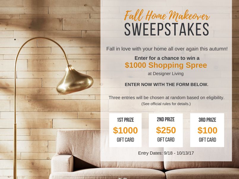 Fall Home Makeover Sweepstakes