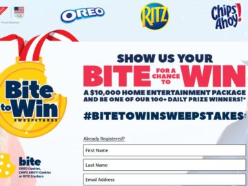 Nabisco #BiteToWin Sweepstakes