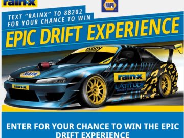 RAIN-X and NAPA DRIFT Experience Sweepstakes