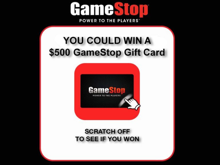 GameStop PowerUp Rewards Instant Win Game
