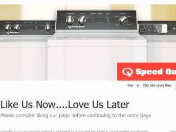 Win a Speed Queen Washer and Dryer