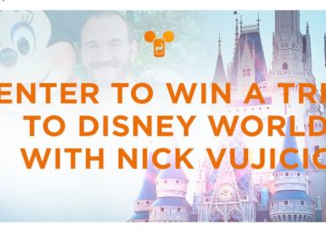 Walt Disney with Nick Vujicic Sweepstakes