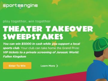 SportsEngine Play Together, Win Together Sweepstakes