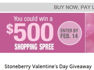 Win a $500 Stoneberry.com Shopping Spree