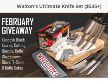 Win a Walton's Ultimate Knife Set