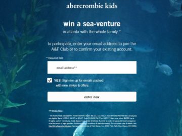 Abercrombie Kids Sea-Venture Sweepstakes