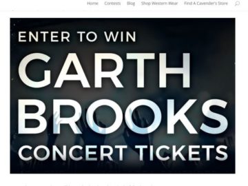 Cavender’s Houston Rodeo Garth Brooks Giveaway