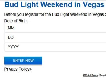 Bud Light Weekend in Vegas: BLCOURT Sweepstakes