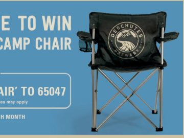 Win Two Deschutes Brewery Camping Chairs (Select States)