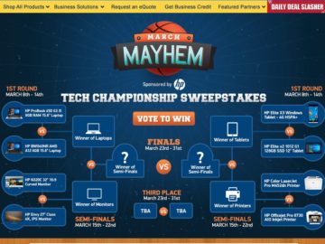 TigerDirect 2018 March Mayhem Sweepstakes