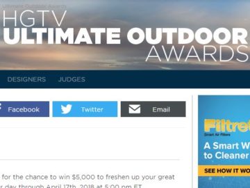 HGTV Ultimate Outdoor Sweepstakes