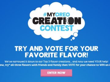 My OREO Creation Voting Instant Win Game