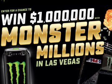 Monster Energy Chance to Win the Monster Million Sweepstakes