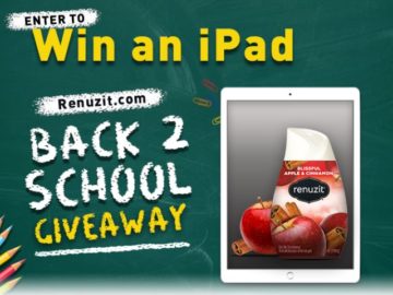 Renuzit 2018 Back to School Ipad Sweepstakes