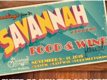 Savannah Food and Wine Festival Giveaway