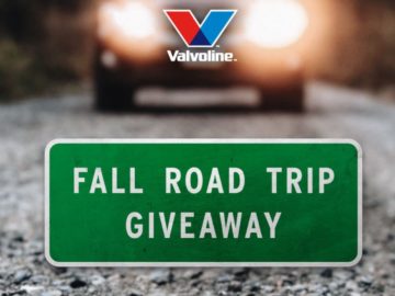 Valvoline Fall Road Trip Sweepstakes