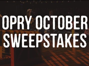 Opry October Sweepstakes