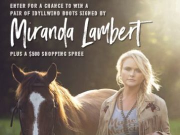 Bootbarn Idyllwind Sweepstakes