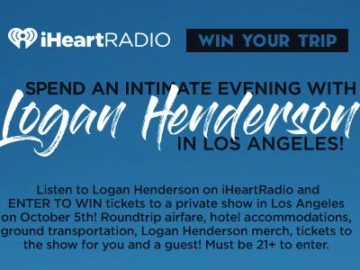 Spend An Evening With Logan Henderson in Los Angeles Sweepstakes