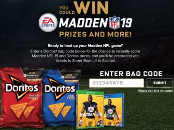 Doritos Madden NFL 19 Sweepstakes