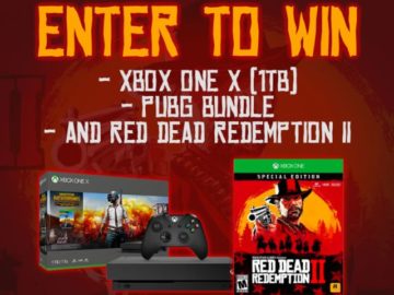 Xbox One X PUBG Bundle & Red Dead Redemption II Giveaway