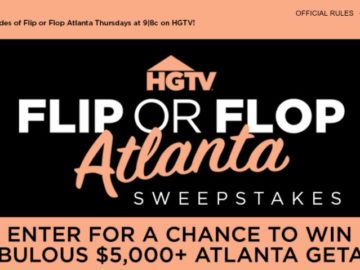 HGTV Magazine Flip or Flop Atlanta Getaway Sweepstakes