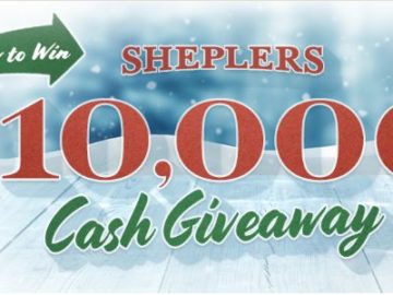 Shepler's Holiday $10,000 Cash Giveaway