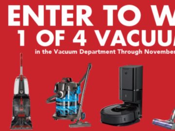 Win a Vacuum Cleaner!