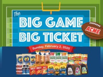 ACME 2019 Big Game - Big Ticket Sweepstakes (Limited States)