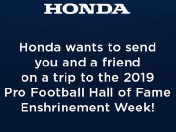 Honda Hang with Rich Eisen Sweepstakes