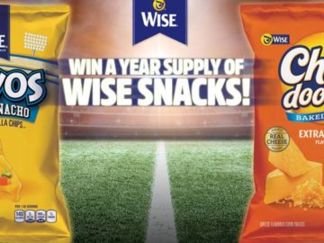 Win a Year of Wise Snacks (Facebook)