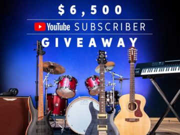 Sweetwater's $6,500 YouTube Subscriber Giveaway