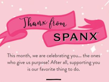 Thanx From Spanx Shopping Spree Sweepstakes